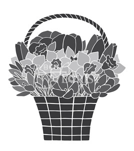 Florist Choice Funeral Basket Arrangement